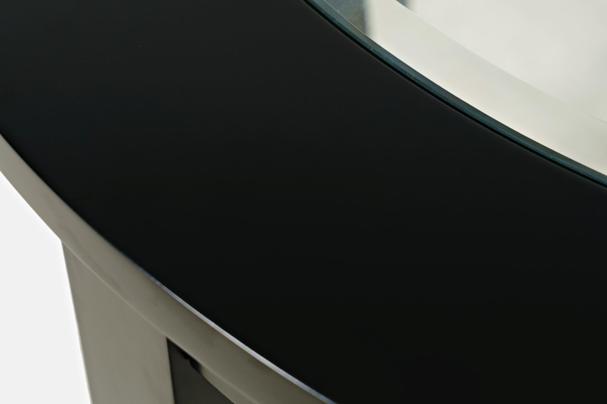Urban Icon Black Round Counter Table