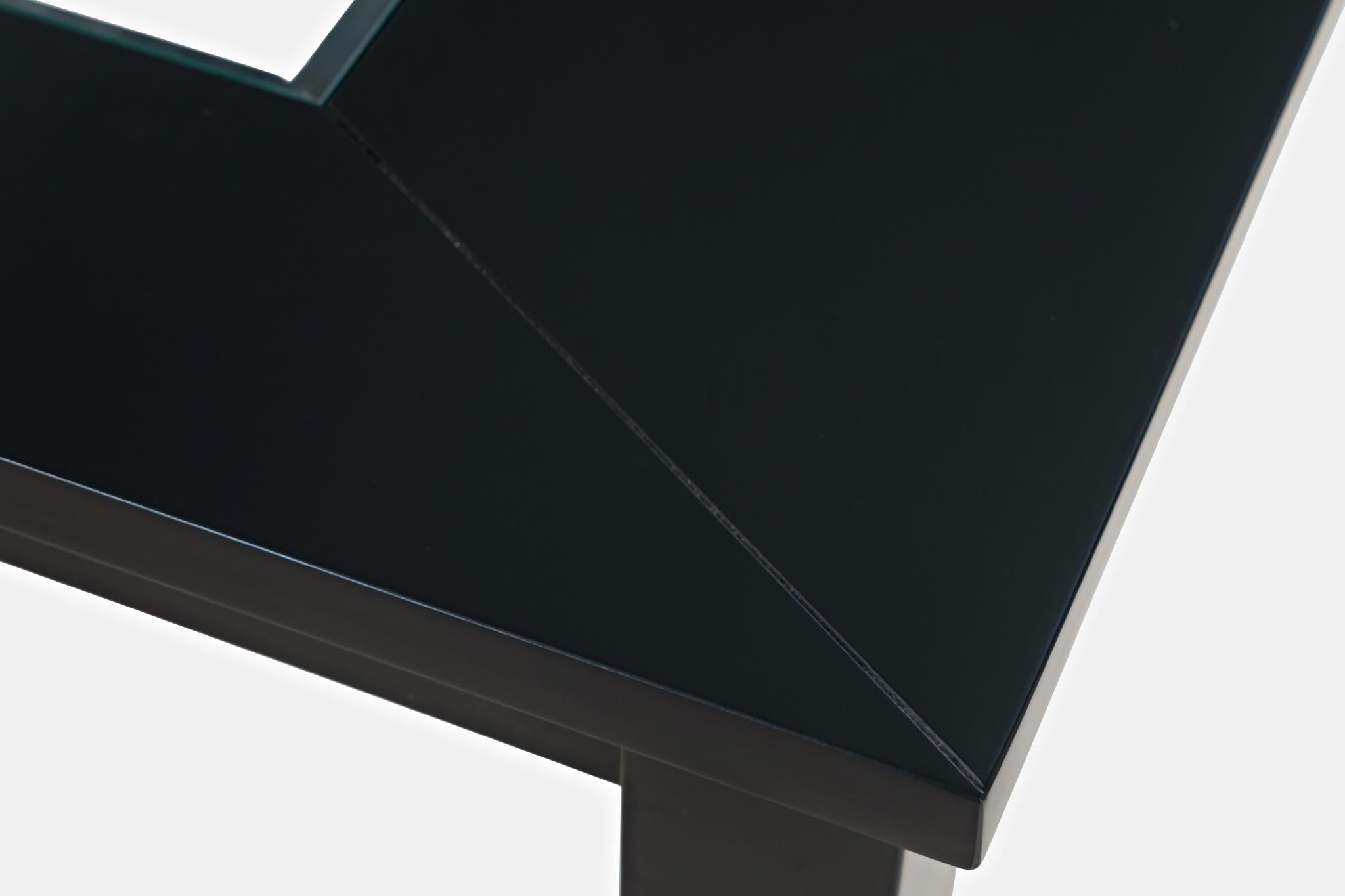 Urban Icon Black Rectangular Dining Table