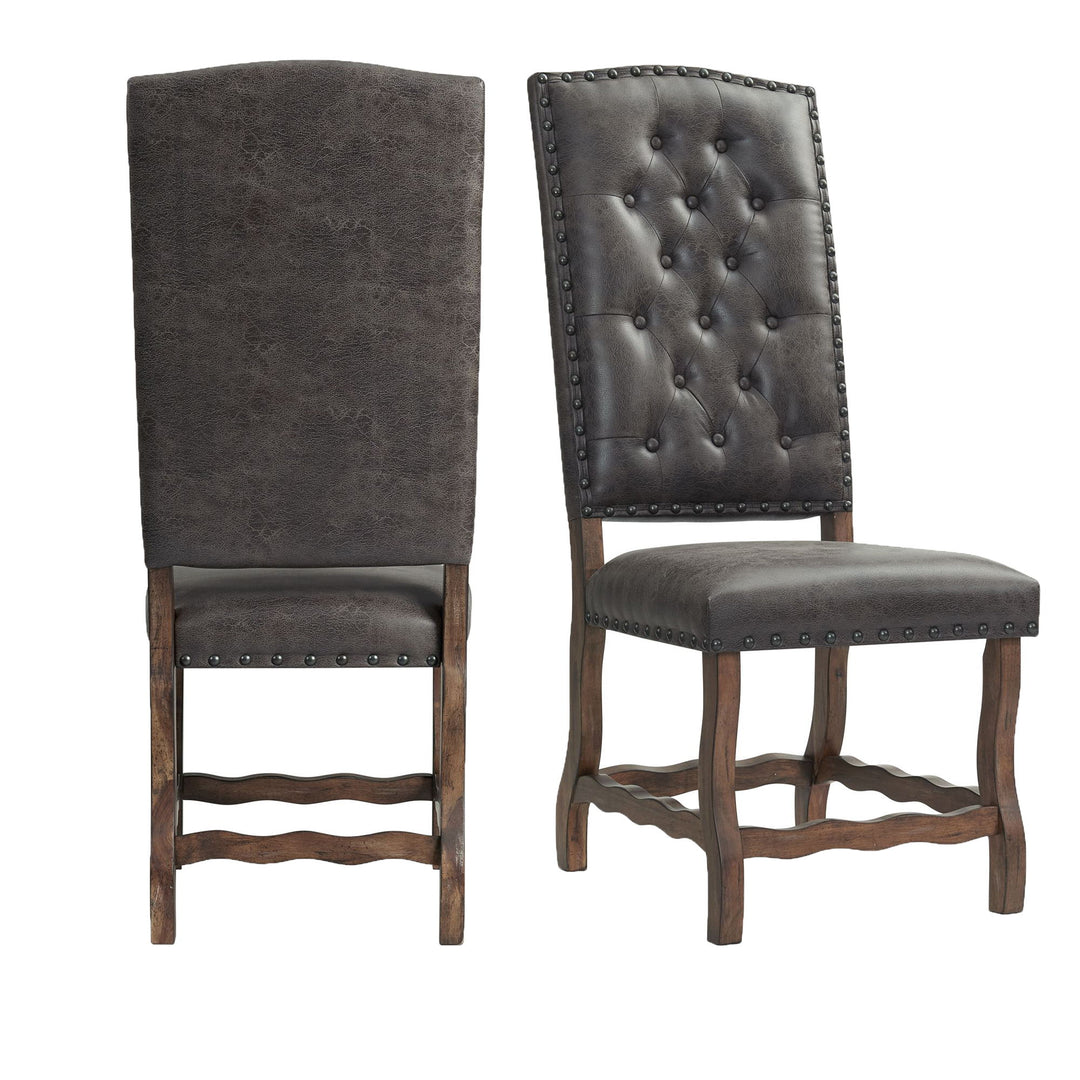 Gramercy Tufted Tall Back Side Chair Set