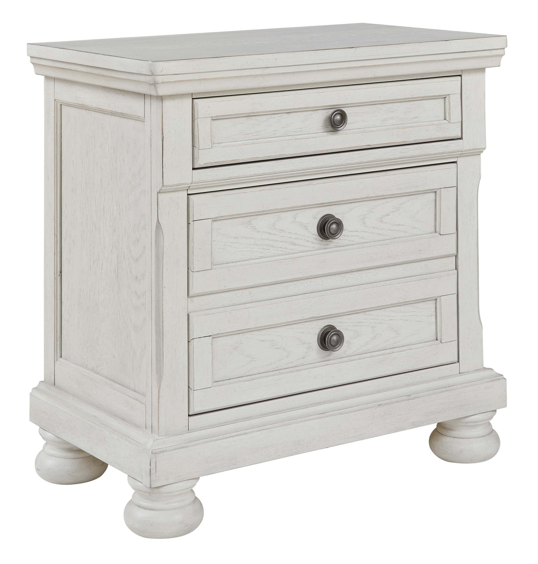 Ashley B742-92 - Robbinsdale - Antique White - Two Drawer Night Stand