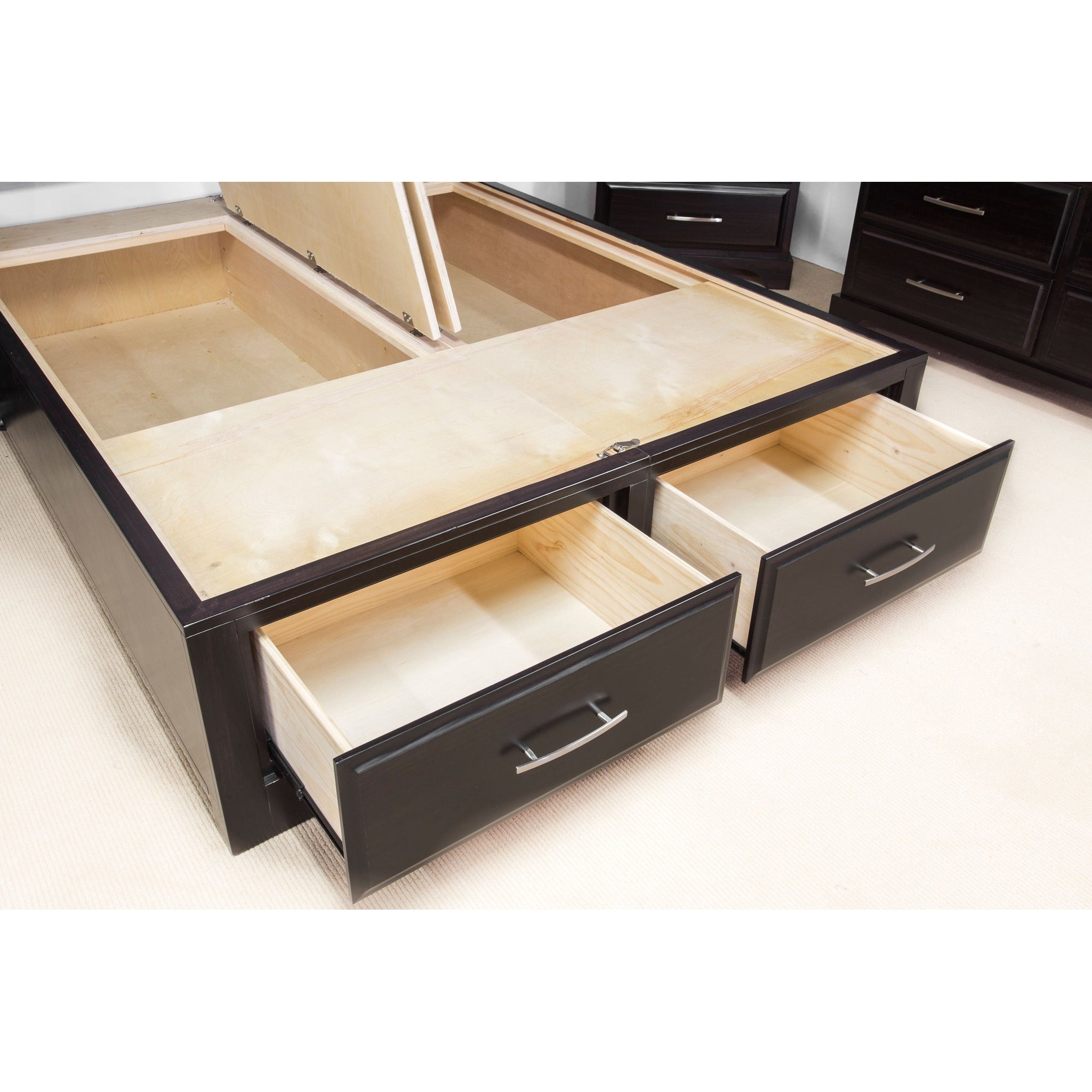 Sameena Queen Storage Bed