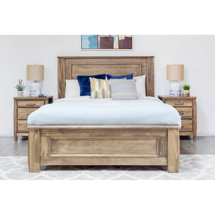 Tofino Solid Wood Queen Panel Bed - Made In Canada