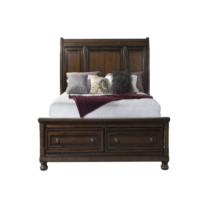 Kingston King Bed W/Storage Footboard and Rails