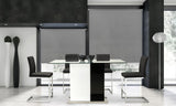 Libra - Counter Glass Table with 6 Chairs ( 6848-36 Table & 6826-24 Chair)
