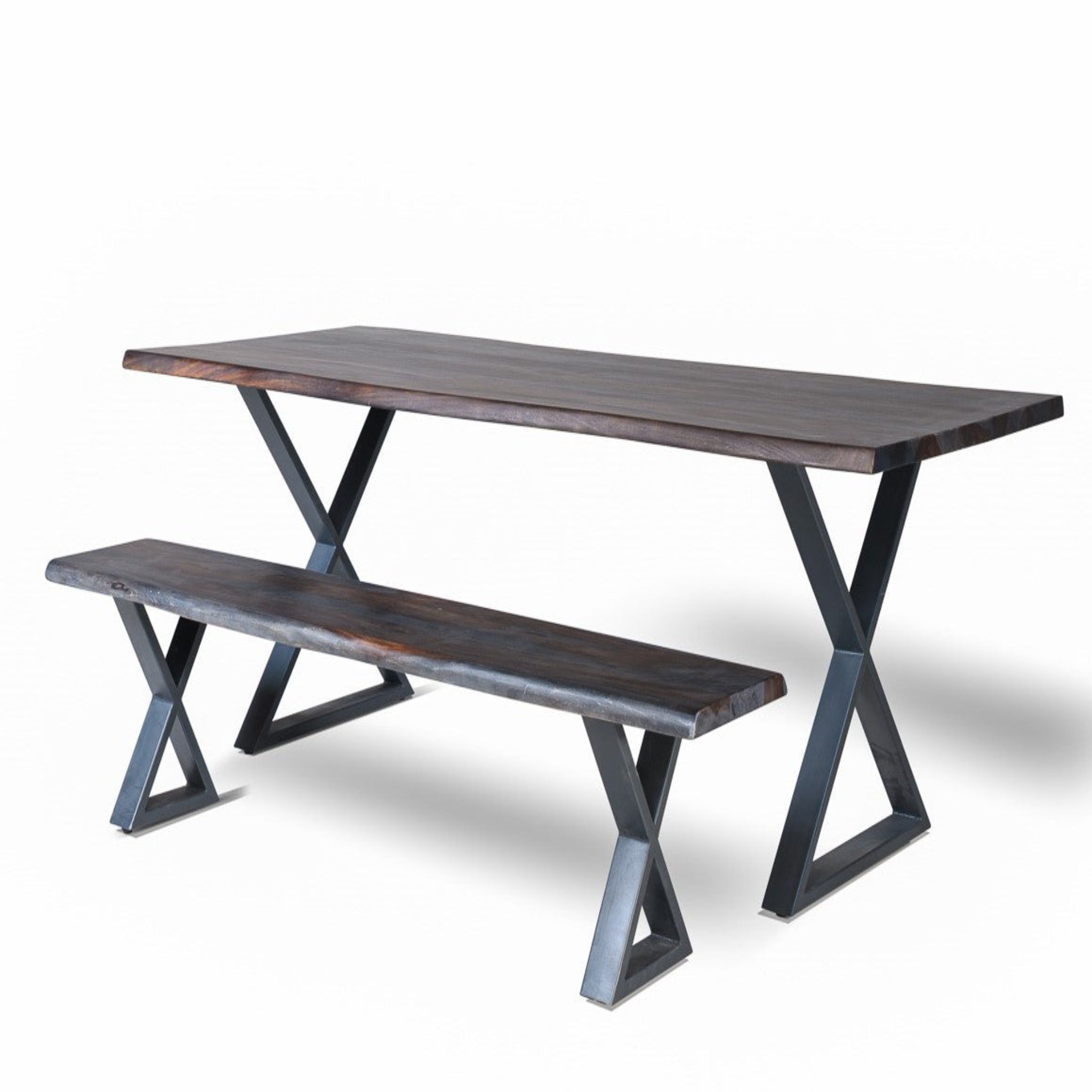 Live Edge- Dinning Table and  Bench