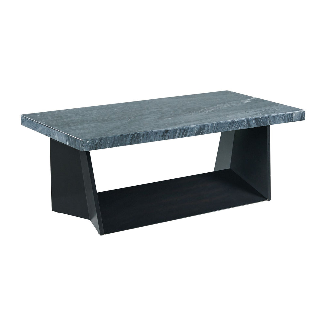Beckley Coffee Table With Dark Marble Top