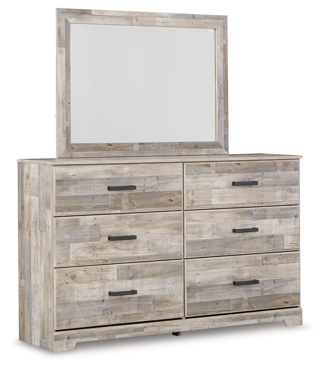 Hodanna - Whitewash - Dresser, Mirror