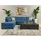 Trendy 2 Piece Sectional with Chaise - Made In Canada