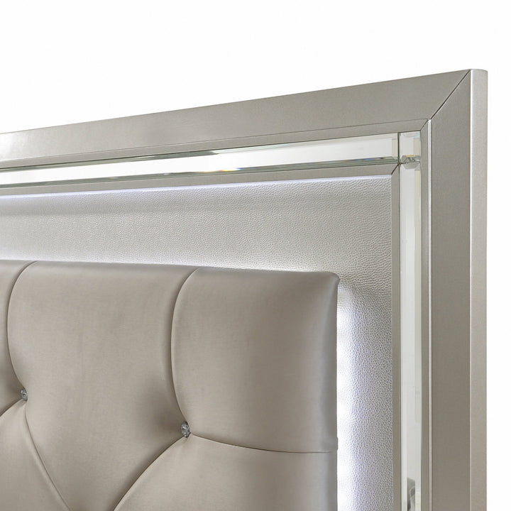 Platinum Queen Panel Bed