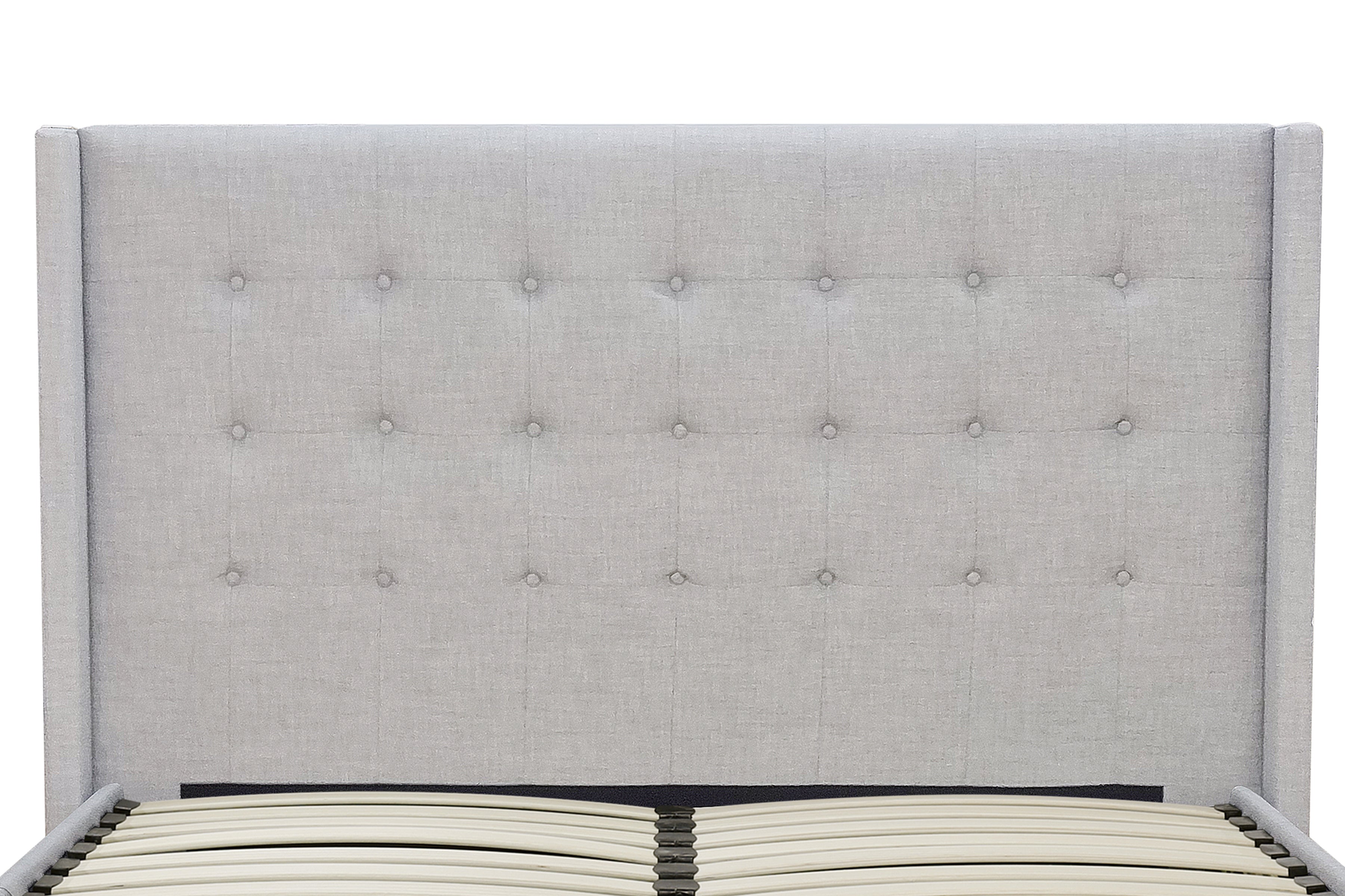 Loni Upholstered Fabric Bed