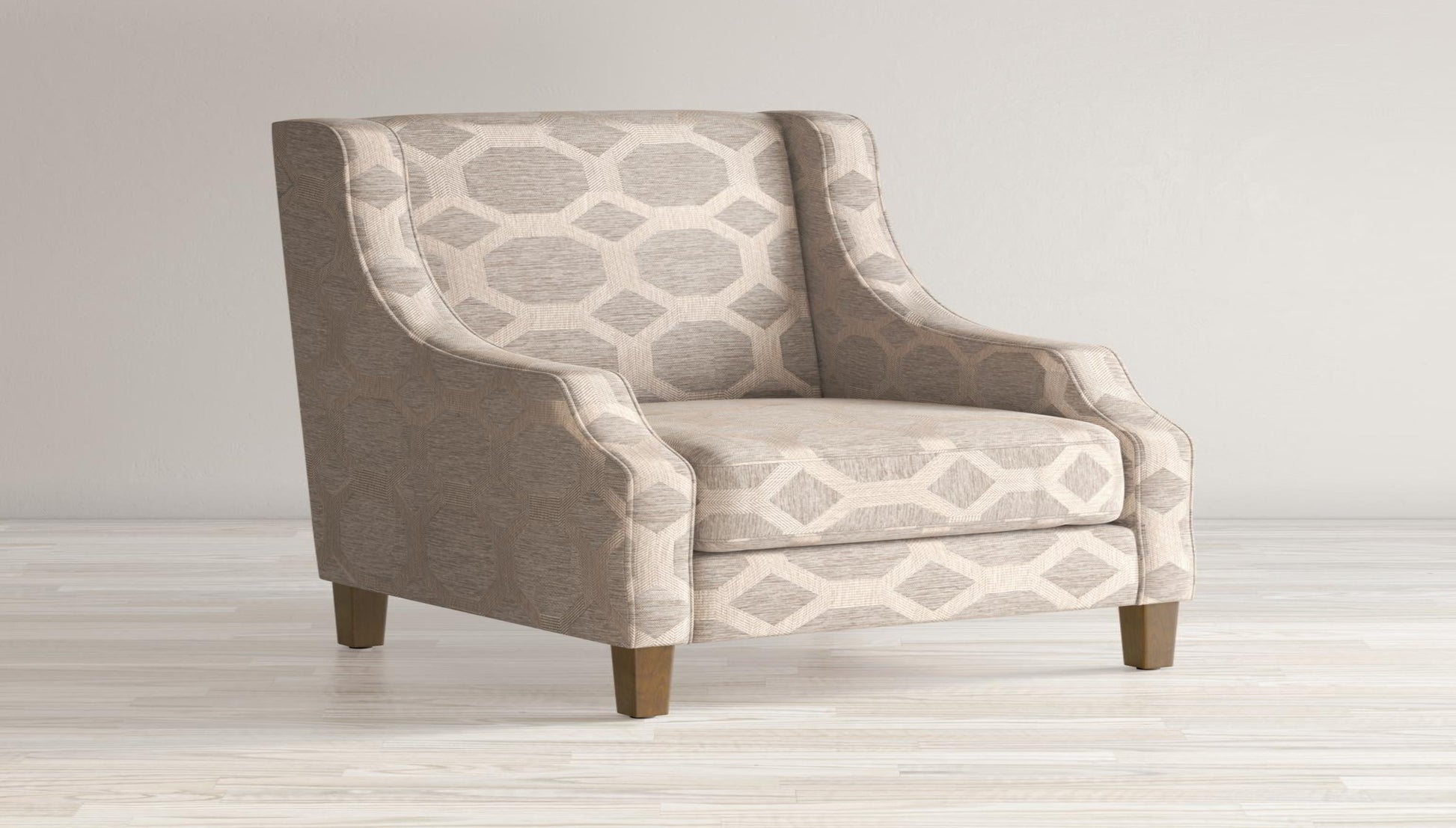 Sanders Accent Chair - Taupe