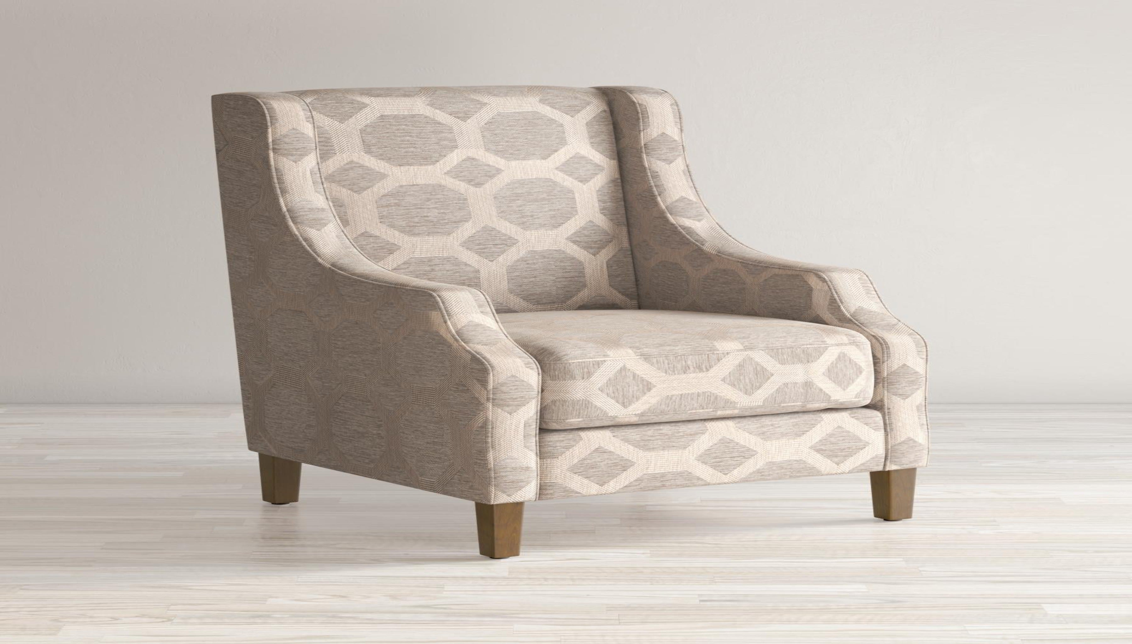 Sanders Accent Chair - Taupe