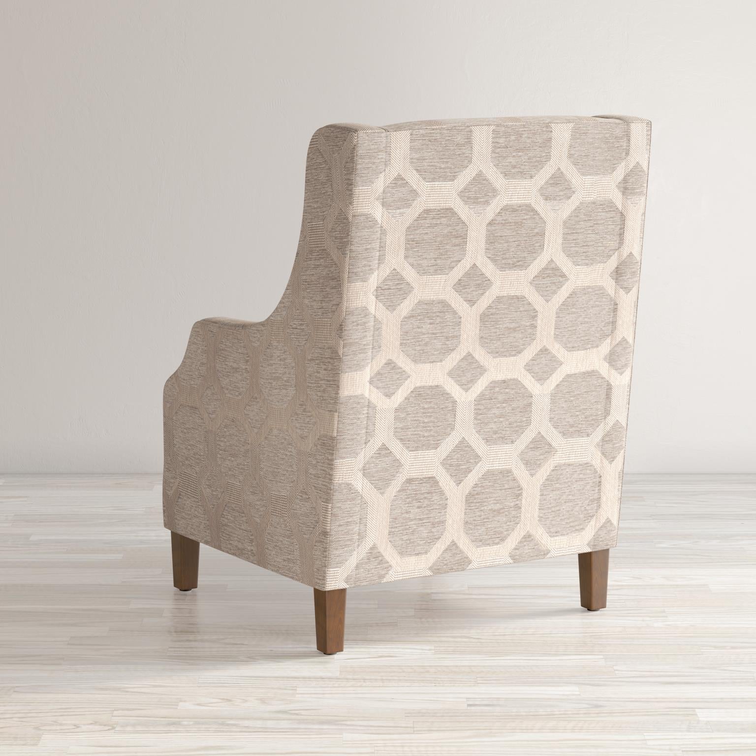 Sanders Accent Chair - Taupe