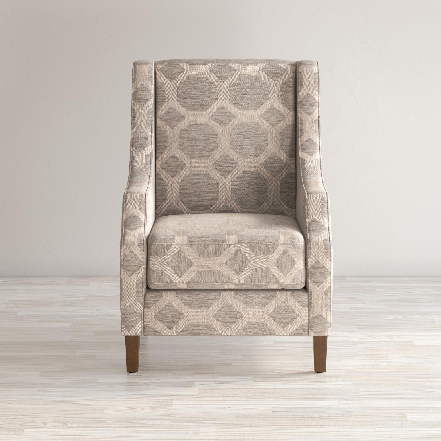 Sanders Accent Chair - Taupe