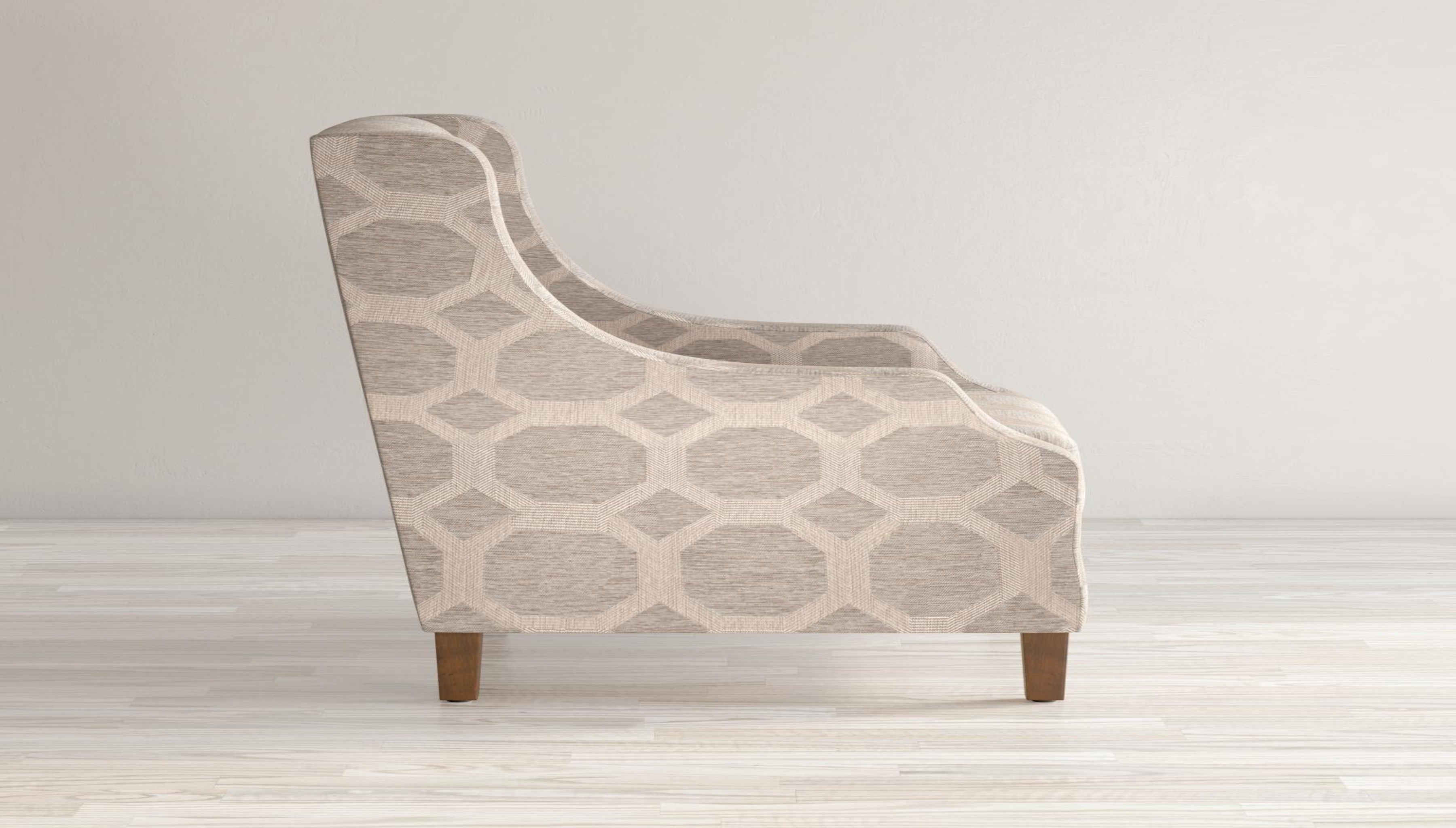 Sanders Accent Chair - Taupe