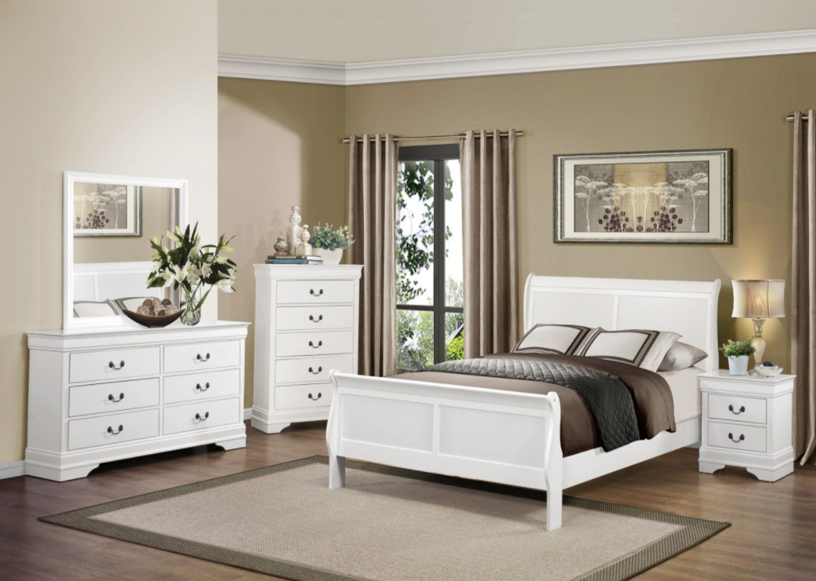 Mayville Queen Bed - White