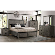Wade Queen Bedroom Suite: (Queen Bed, Dresser, Mirror and a Nightstand)