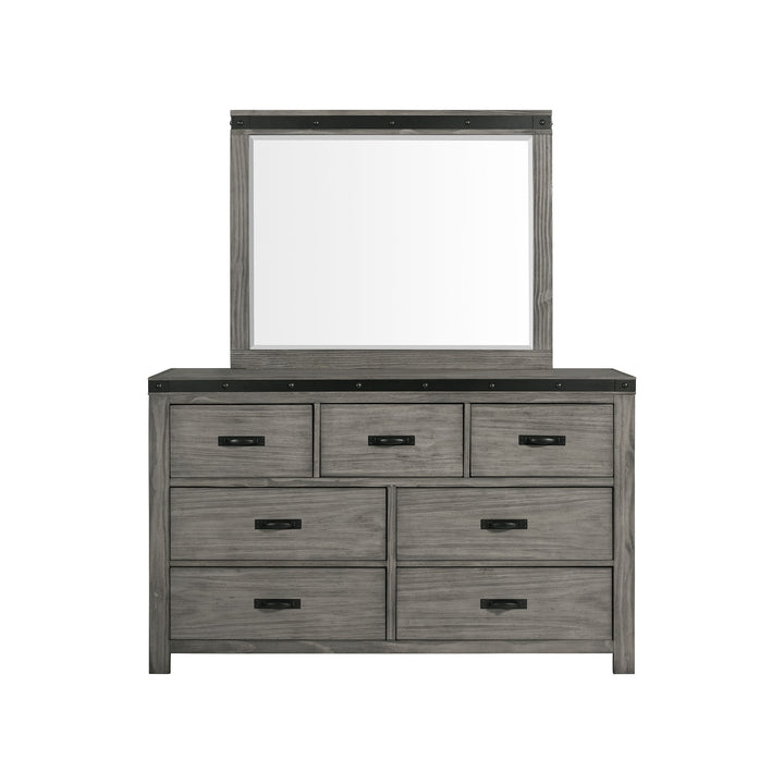 Wade King Bedroom Suite: ( King Bed, Dresser, Mirror and a Nightstand)
