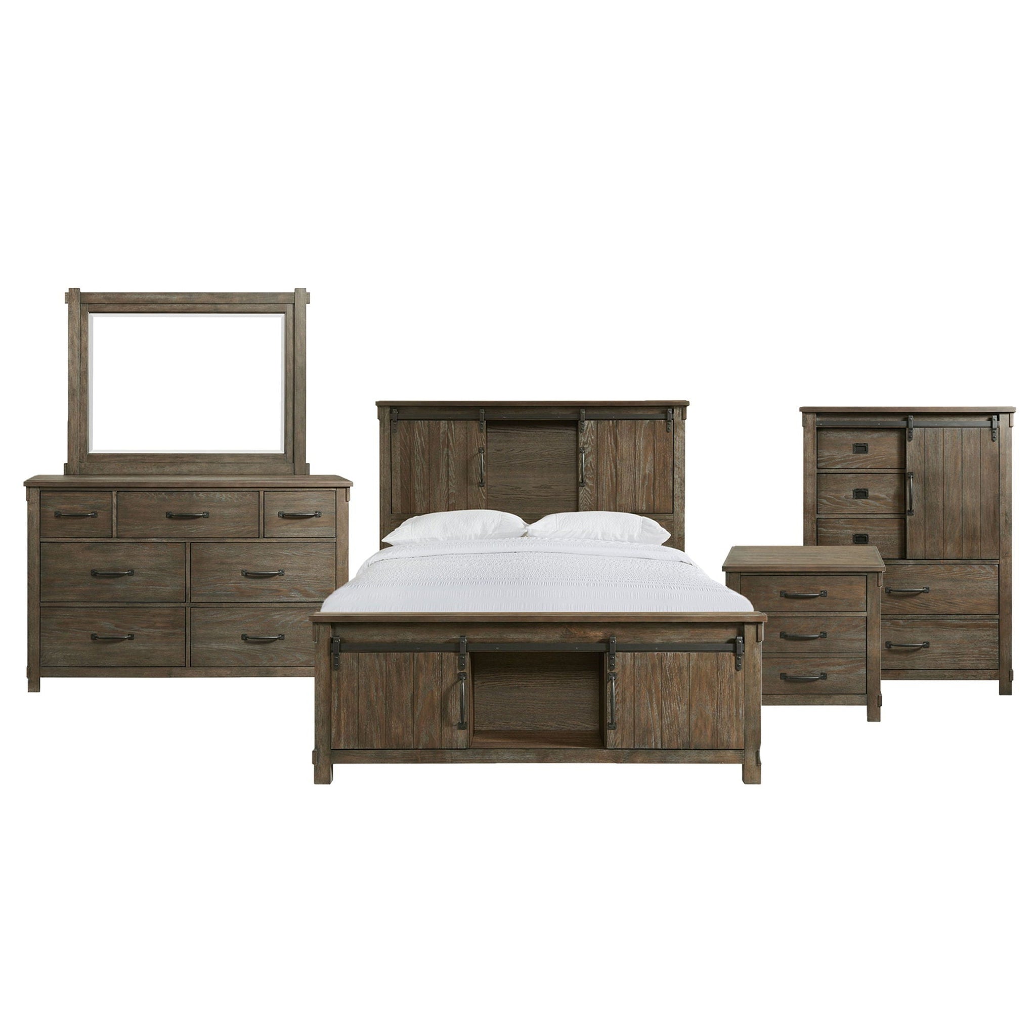 Scott Queen Platform Storage 5PC Bedroom Set