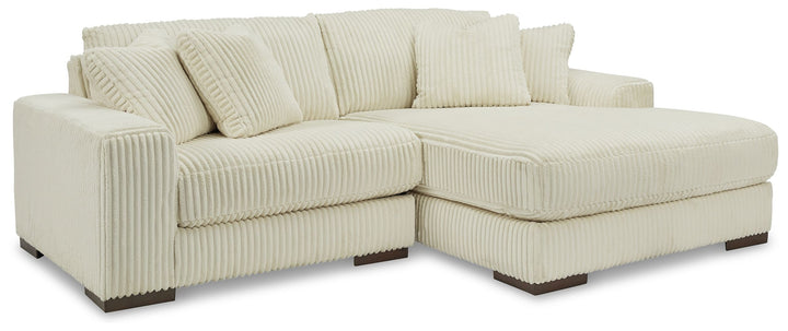 Lindyn - Ivory - Left Arm Facing Corner Chair 2 Pc Sectional
