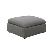 Cloud 9 Ottoman- CHARCOAL