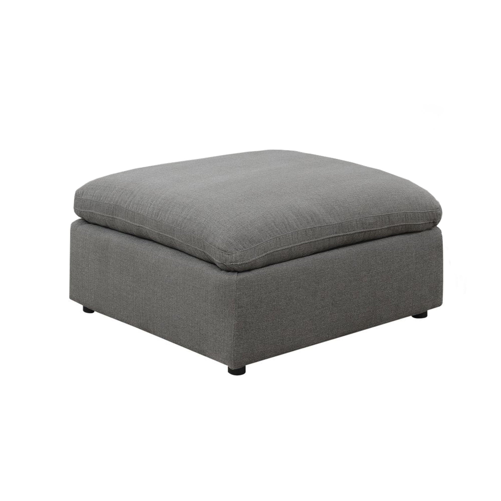Cloud 9 Ottoman- CHARCOAL