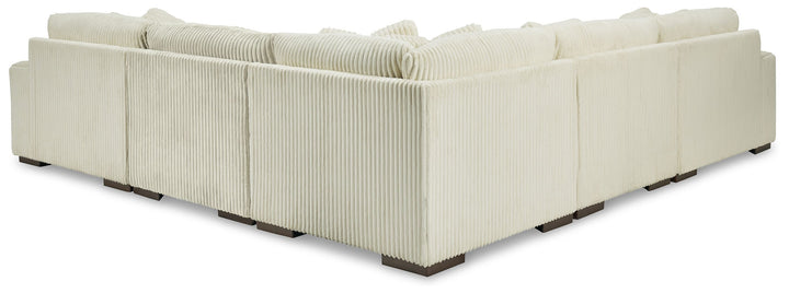 Lindyn - Ivory - Right Arm Facing Corner Chaise 5 Pc Sectional